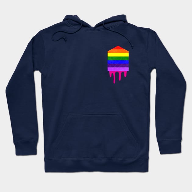 LGBT gay pride march pocket graphic Hoodie by Gman_art